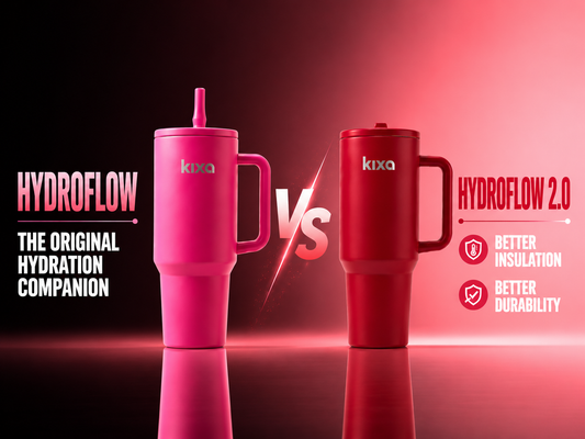 HydroFlow vs HydroFlow 2.0: Which Kixa Tumbler Should You Buy?